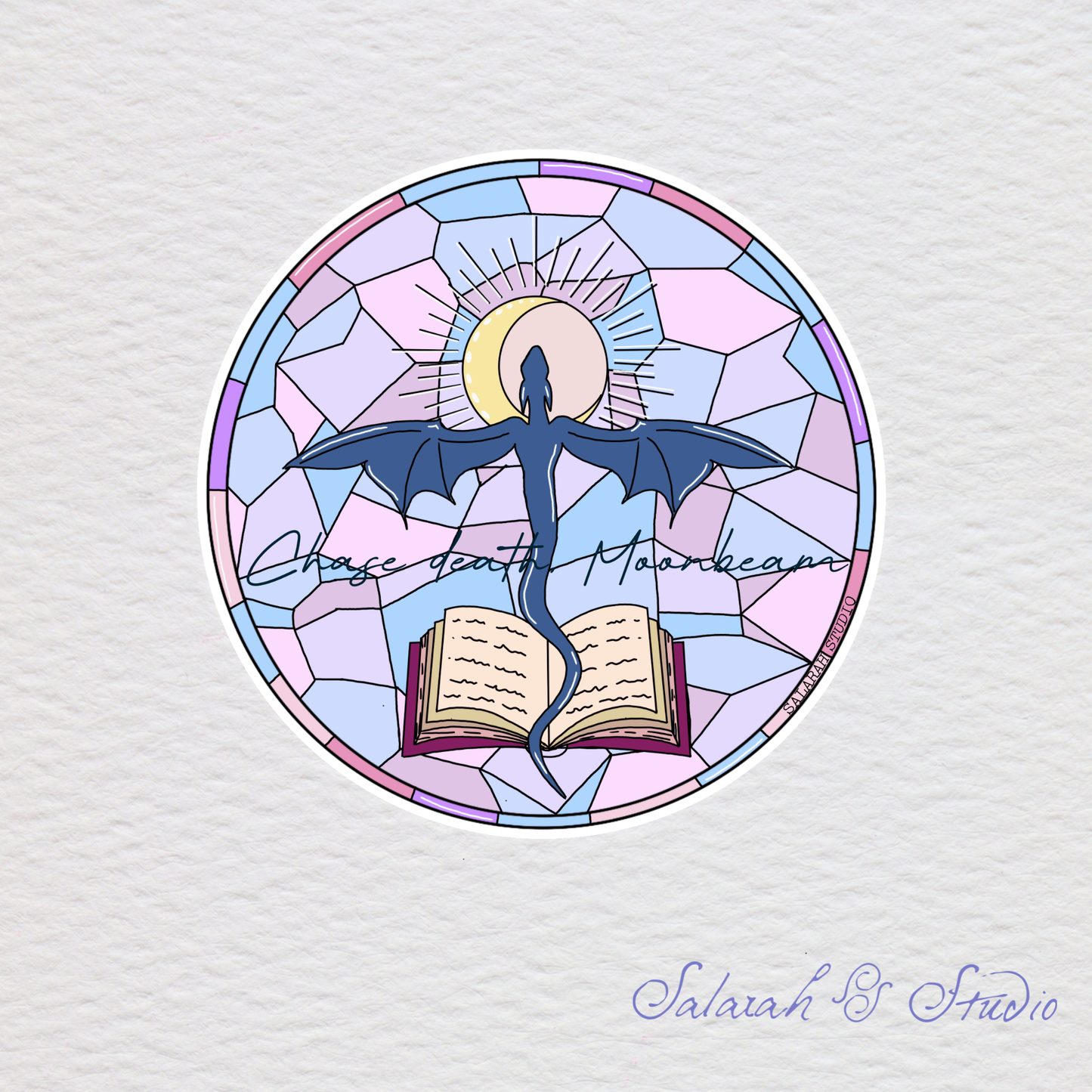 Chase Death Moonbeam - When The Moon Hatched Sticker