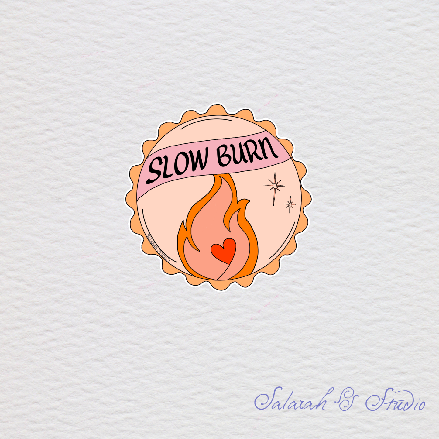 Slow Burn - Romantasy Sticker