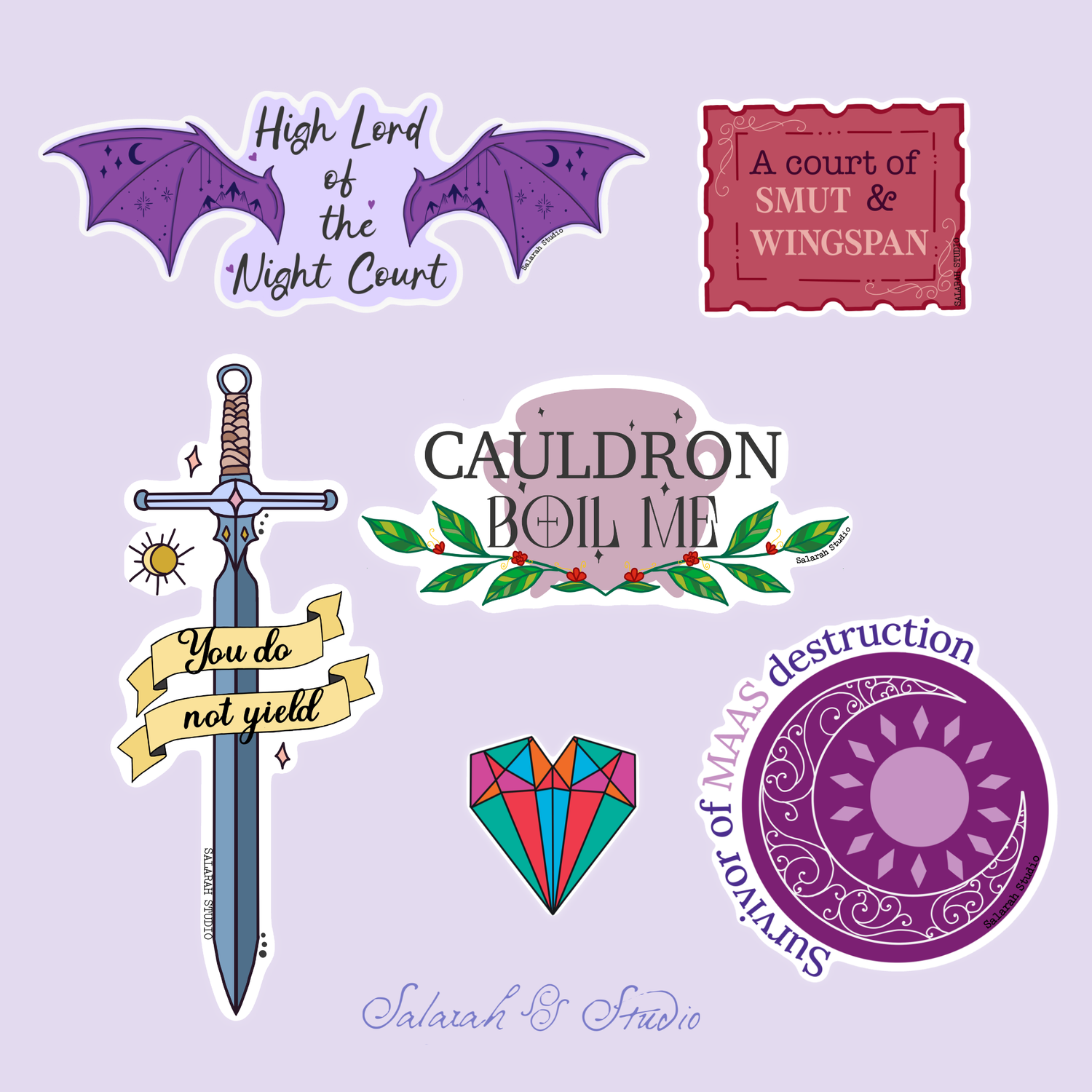ACOTAR Sticker Collection