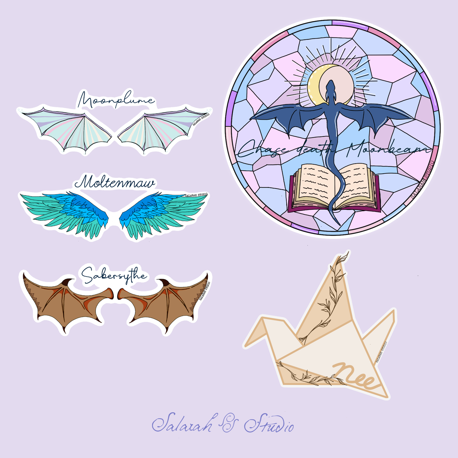 When The Moon Hatched Sticker Collection