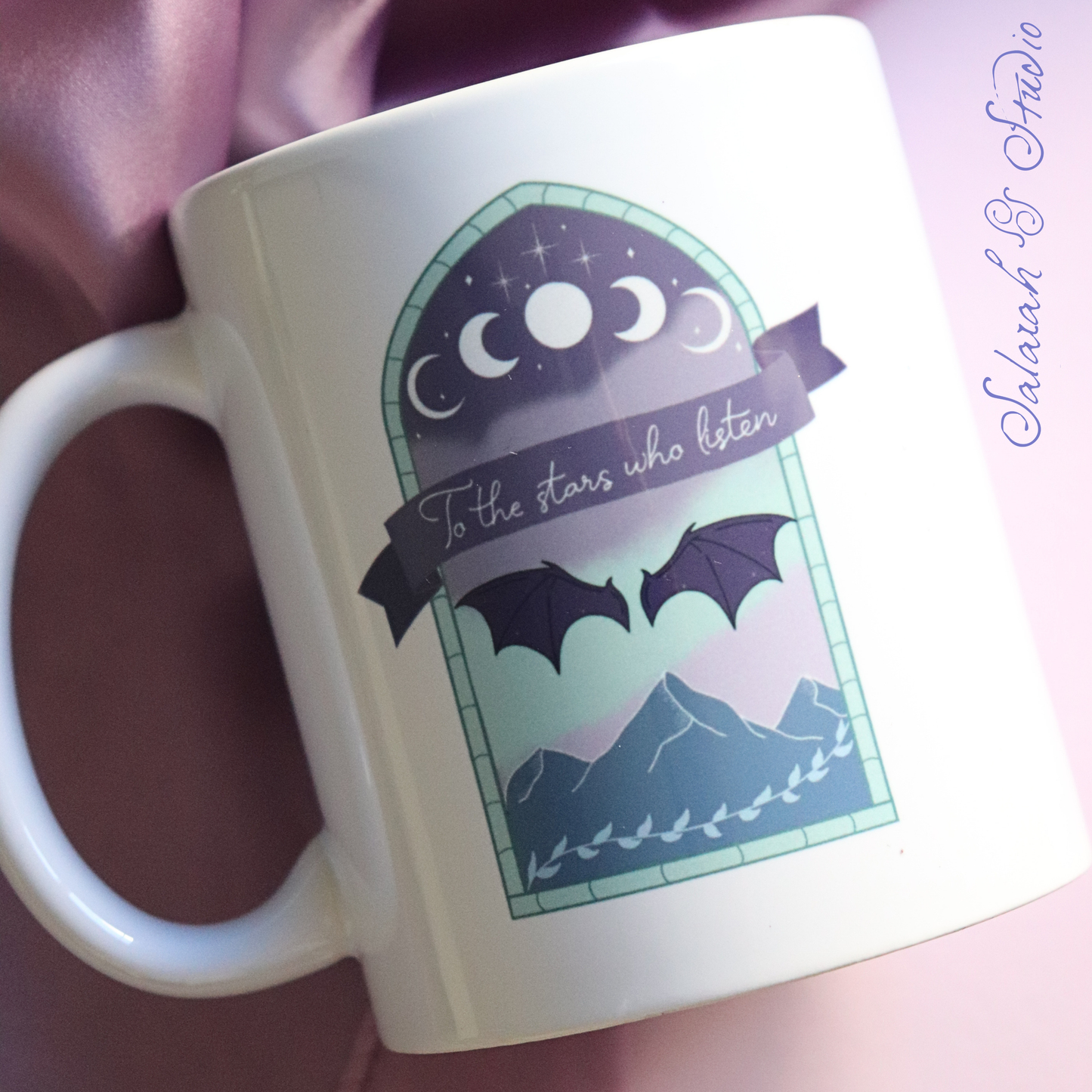 To The Stars Who Listen Mug | ACOTAR Velaris Inspired | Bookish Gift | Double Sided Print