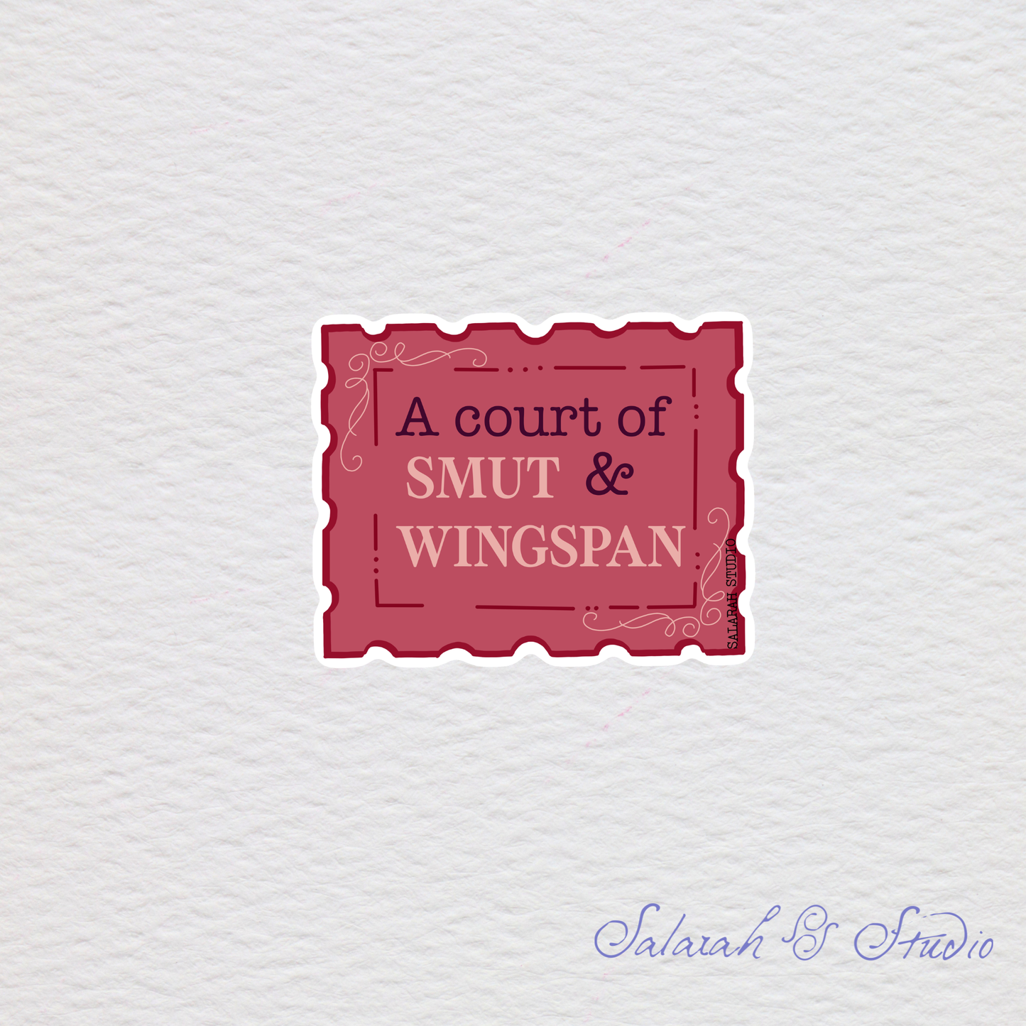 Court of Smut & Wingspan - ACOTAR Sticker