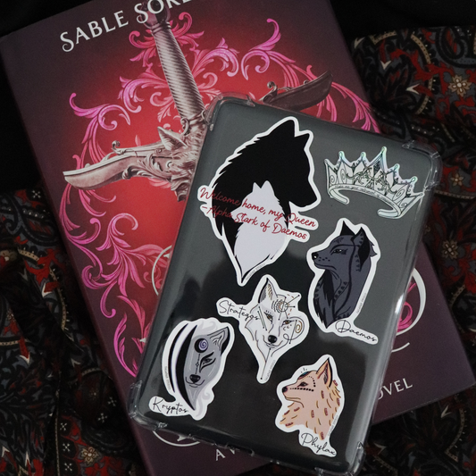 The Dire Bound Sticker Pack (6pc) – Glossy or Matte Vinyl + Holographic