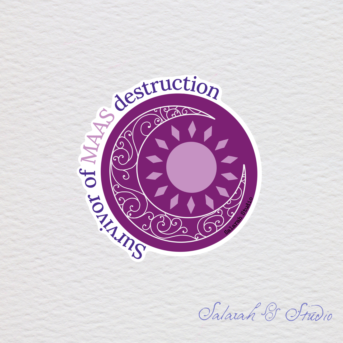 Survivor of Maas Destruction - ACOTAR Sticker