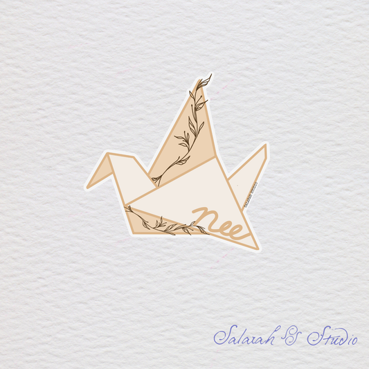 Nee Parchment Lark - When The Moon Hatched Sticker