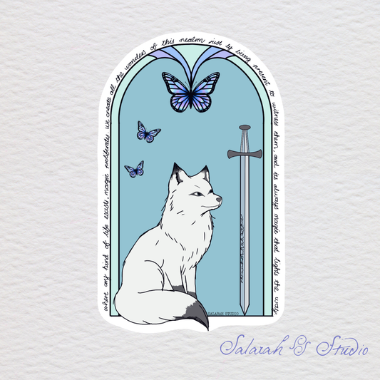 Onyx the Fox - Quicksilver Sticker