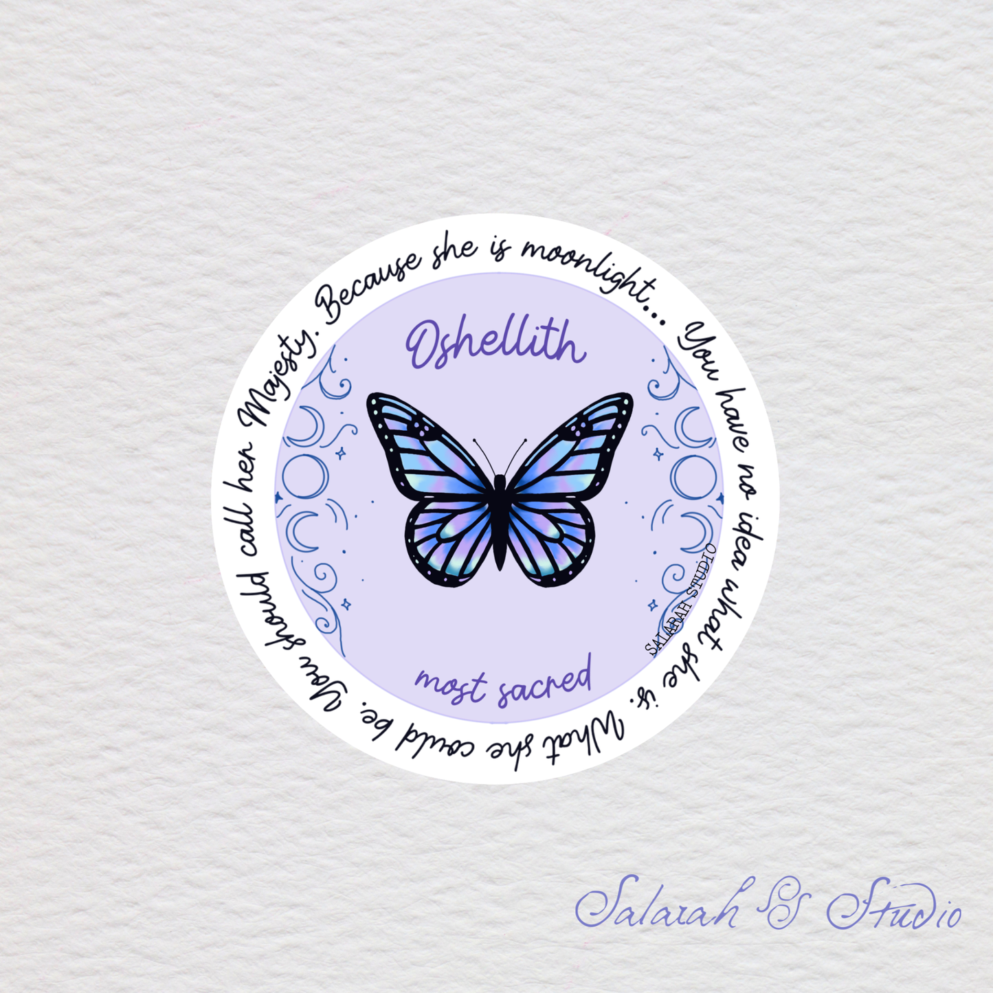Oshellith Most Sacred - Quicksilver Sticker