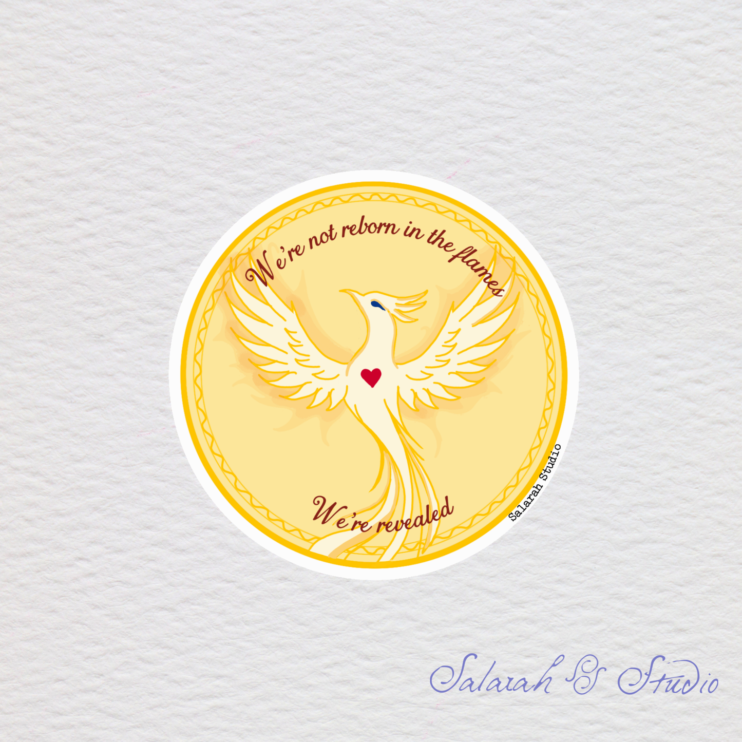 Phoenix ‘Revealed in The Flames’ - Spark Heat Glow of the Everflame Sticker