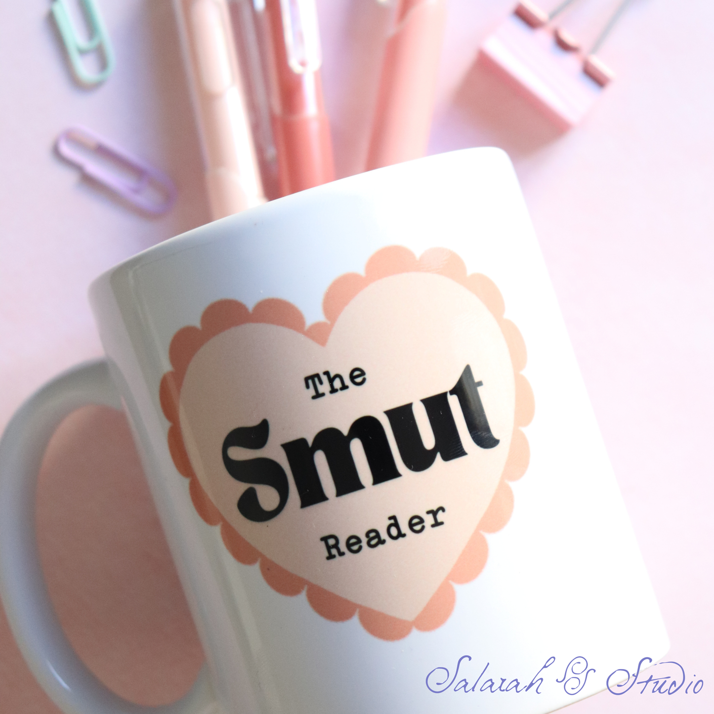 The Smut Reader Mug | Funny BookTok Gift | Romance Reader Mug | Double Sided Print